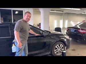 How to cut window tint for a front roll down window (frame) - Tint Academy