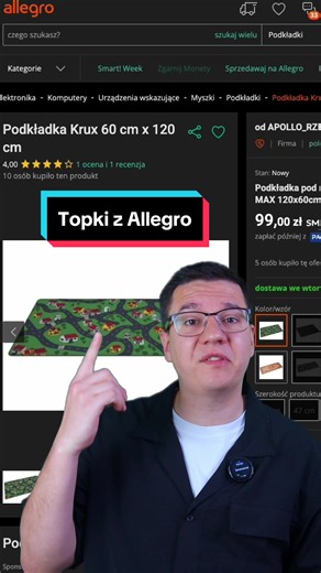 Jak najlepsze rzeczy do stanowiska gamingowego, to tylko z Allegro! #Reklama #allegro #topkizallegro #jaktaktoallegro #lightbar #kruxcity #ekranled #gaming