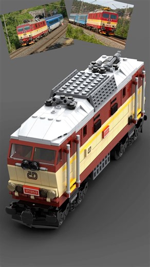 Tb on Instagram: "Fast look at my LEGO model inspired by the Czech locomotive 371! What do you think about this build? If you like LEGO trains, feel free to support with a like, comment or share — it really helps! ❤️ More LEGO train MOCs coming soon. #lego #legotrain #legolocomotive #lego371 #czechtrain #legomoc #legotrains #legobuild #customlego #legotrainmoc #legorailway #legotraincommunity #legobuildingstepsstudio #train #locomotive"