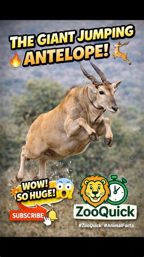 Eland: The Giant Jumping Antelope! 🦌🔥