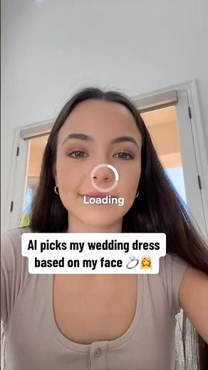 AI picks my wedding dress 👰‍♀️