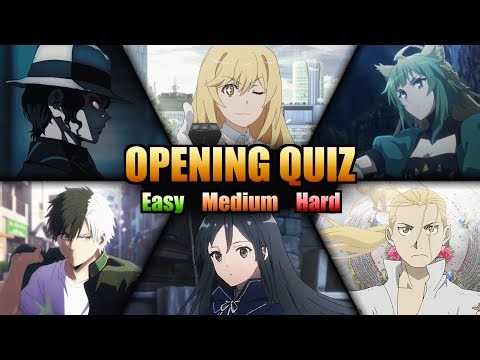 Anime Opening Quiz 🎶 | 90 Openings (Easy - Hard)