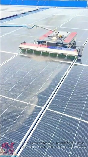 Automatic Super Clean Solar Panel Washer #tools #shorts #viral #creative #video