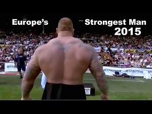 Europes Strongest Man 2015, Hafthor Julius Bjornsson v Eddie Hall, STRONGMAN