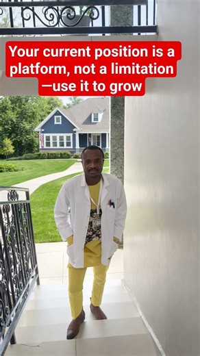 TO ALL HEALTHCRE PROVIDERS. Your current position is a platform, not a limitation—use it to grow