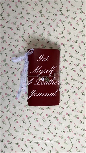 Affordable Aesthetic Leather Journal with Charms