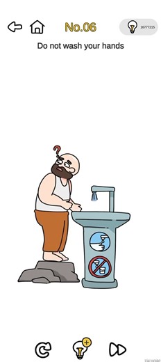 Brain out Challenge Prank plan Level 6 | Do not wash your hands