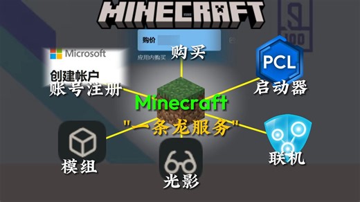 一个视频带你了解Minecraft从账号注册到实际游玩的全过程详细讲解！！！