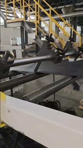 How TPE Car Mat Sheets Are Slit & Controlled in Production #tpe #tpecarmats #factory