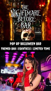 👻The Nightmare Before Bar is here—an immersive Halloween wonderland of creepy drinks, wicked games, and live ghoulish entertainment. 🍸 🎭 Dress to impress in your haunting best. 🕸️ Escape reality for 90 unforgettable minutes. 🎟️ Limited tickets. Unlimited thrills. Cleveland—are you ready to enter the nightmare? 🎃 | Nightmare Before Bar