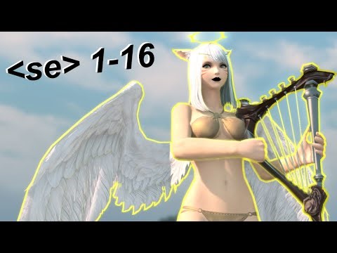 all SE sound effects in FFXIV