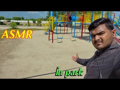 Asmr in a town park