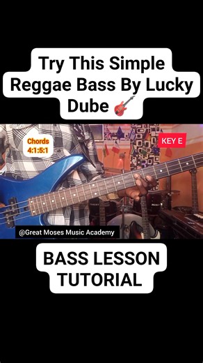 481K views · 10K reactions | How To Play Simple Reggae #bass By Lucky Dube | Great Moses Music Academy | Facebook