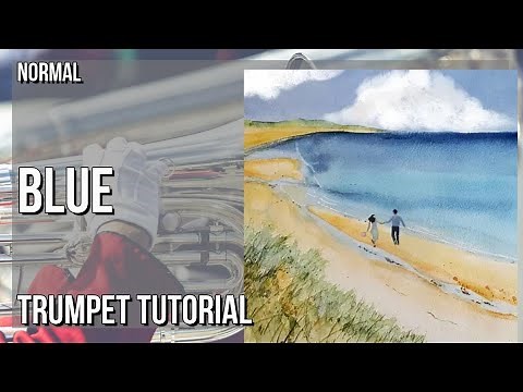 How to play blue by yung kai on Trumpet (Tutorial)