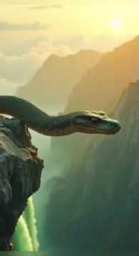 🔥"Caught on Camera: HUGE Python at a Green Waterfall!"