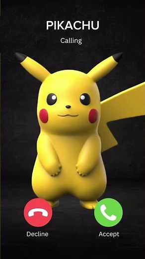 PIKACHU IS CALLING!? #pikachu #pokemon #pokémon