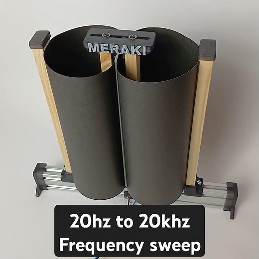 20hz to 20khz frequency sweep demo.