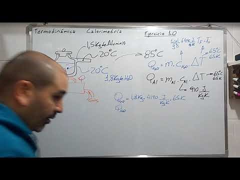 Termodinámica Calorimetría Ejercicio 10 Calor entregado