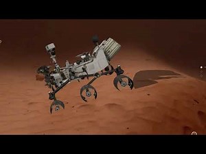 Animation of Rocker Bogie Suspension System Rover