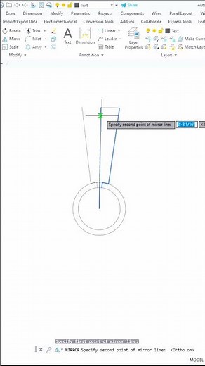 Fan Icon using AutoCAD #autocad #icon #autocadelectrical #home
