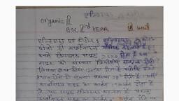 bsc2nd organic chemistry - Chemistry - Notes - Teachmint