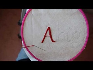 Beginner Satin Stitch Embroidery Tutorial