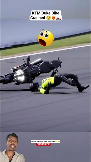 KTM SuperDuke 1290 Bike Crashed 😲❤️‍🔥🏍️ Ride5 KTM Duke Bike #shorts #ktmduke1290 #shorts