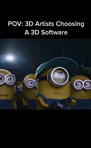 Which 3D Software is your choice? 😂 #3danimation #animation #3dsoftware #blender3d #cinema4d #unrealengine #maya3d #houdinifx #3dartist