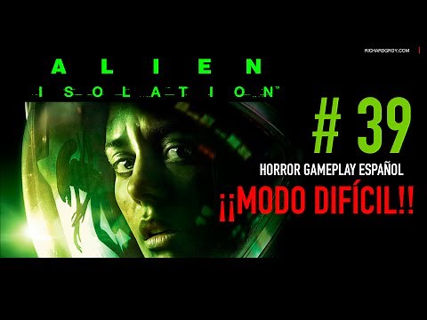#39 Alien Isolation - Encontrar a Samuels en el núcleo de Apollo ¡¡Difícil!! Horror Gameplay PS3