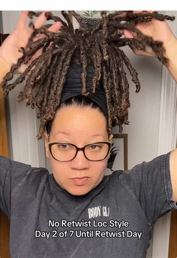 No Retwist Loc Style: Day 2 of 7 Tutorial