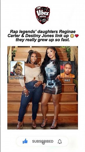 Reginae Carter & Destiny Jones: Rap Legends' Daughters All Grown Up 😍 #reginaecarter #destinyjones