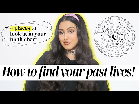 How to find past lives in your astrology birth chart ✨ 4 EASY PLACES TO LOOK AT