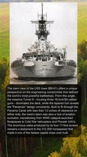 USS IOWA’S 33-KNOT WAKE ANOMALY 🔱