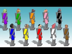 Robot Suits - Read The Color Words