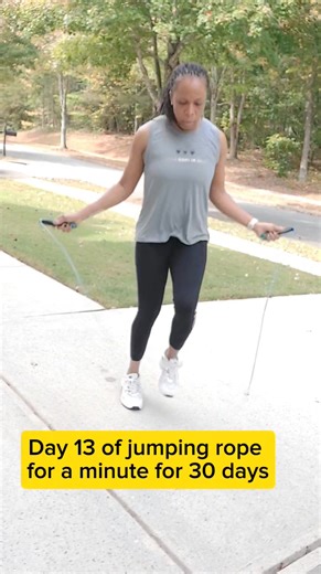 Day 13 of jumping rope for a minute for 30 days #jumpropechallenge #jumpropeworkout #skippingrope #cardioworkout #FullBodyWorkout #fitness # #fitnessmotivation #selfimprovement #30dayschallenge #followers #topfans | SharewithLove TV