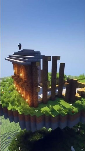 Une build en forme de serpent ? #minecraft #minecraftshorts