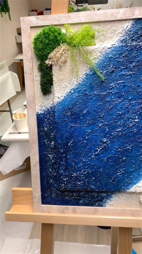Painting in Relief on 2 Canvases | Tutorial
