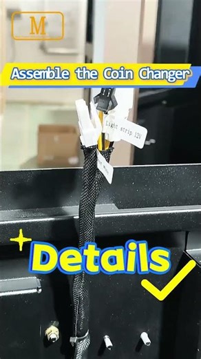 Take a close look at the internal wiring of our coin change machine!#coin #token