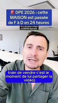 ❗️ DPE corrective 2026: the official Ademe simulator is out! #realestateinvestment