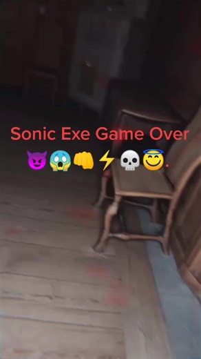 Sonic Exe Game Over😈😱👊⚡💀😇