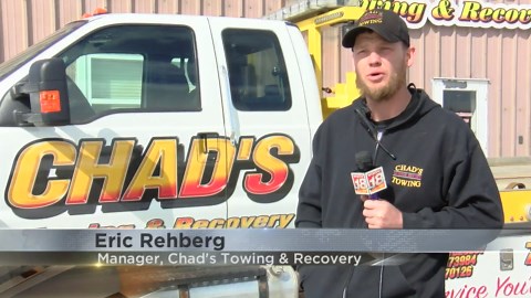 Chad's Towing & Recovery reports an increase in service calls after winter storm