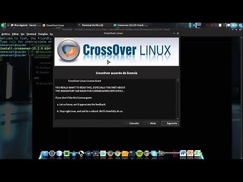 Como instalar y Crakear Crossover en Manjaro Linux