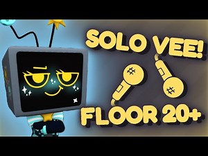 VEE GAMEPLAY! (SOLO FLOOR 20+) | Dandy's World