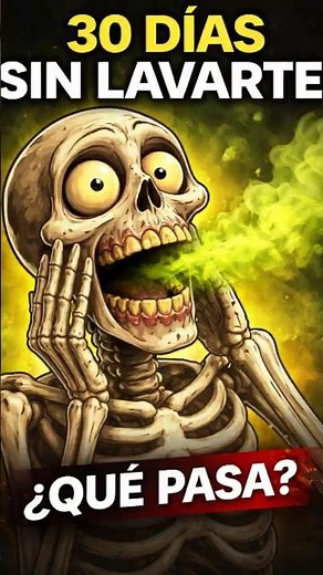 ¿Qué pasa si NO TE LAVAS LOS DIENTES en 30 días? 💀🤢🦷