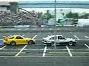 real "Initial D" cars drift with live music