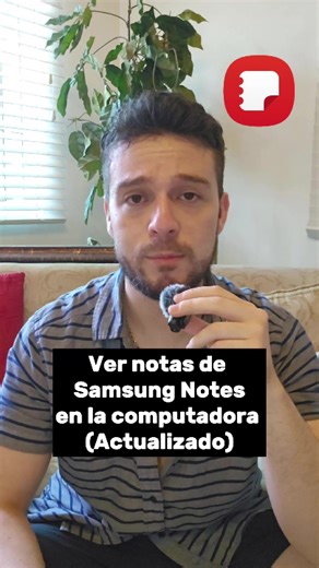 Ver tus notas de Samsung Notes en computadora fácilmente
