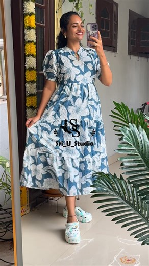 Kalpana Ponnam on Instagram: "Hakoba Frock👗 Codes: SRIU192 Price: 1090/- free shipping Size: M - 3XL Frock Length- 48 Full length lining Website Link is in the Bio ✅ Category: Frocks ✨Wrap yourself in the charm of tradition with our outfits ❤️ ✨ Step in to style 👗 Step in to comfort ❤️ ❌❌ Don’t trust any whatsapp numbers given in comments section ❌❌ . . . . #sriustudio #outfits #kalpanaponnam #kalpanamuchatlu #telugu #2pcs #3pcs #trending #dresses #treditional #coordsets #reel #Instagram #suit