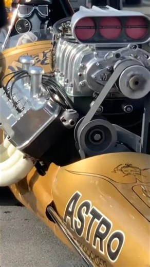 Epic Nostalgia Dragster Startup and Crackles 💥💥💥 #dragsters