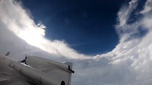 27K views · 401 reactions | FLYING THROUGH FLORENCE - Incredible time-lapse video from NOAA's Hurricane Hunter aircraft flying into the eye of Hurricane Florence yesterday, showing a bright blue sky in the middle of the massive category 4 storm. FORECAST CONE: https://bit.ly/2LROjr2 (Video: Nick Underwood/NOAA) | WSVN-TV | Facebook