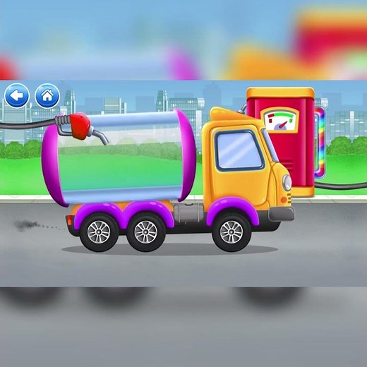 Kids Road Cleaner Truck Game